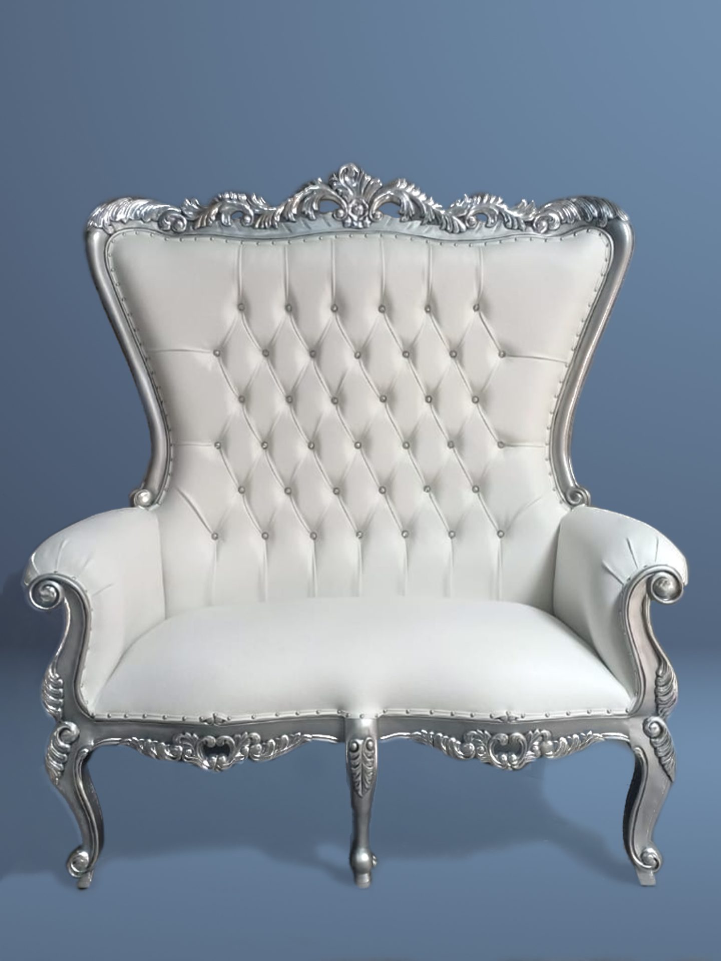 Double Throne Chairs Leveled Up Rentals